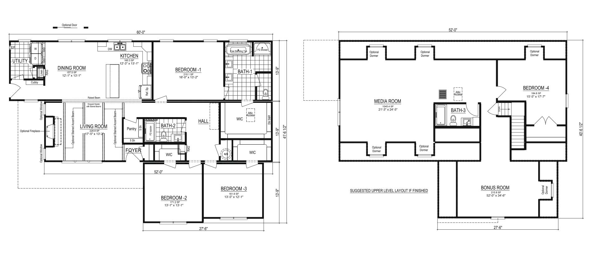 Whitfield Ranch Modular Home Floor Plan