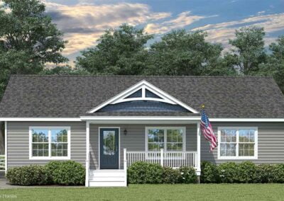 Nationwide Homes Modular Home Rendering Mainstreet Elite Aspen Ranch Model Elevation A